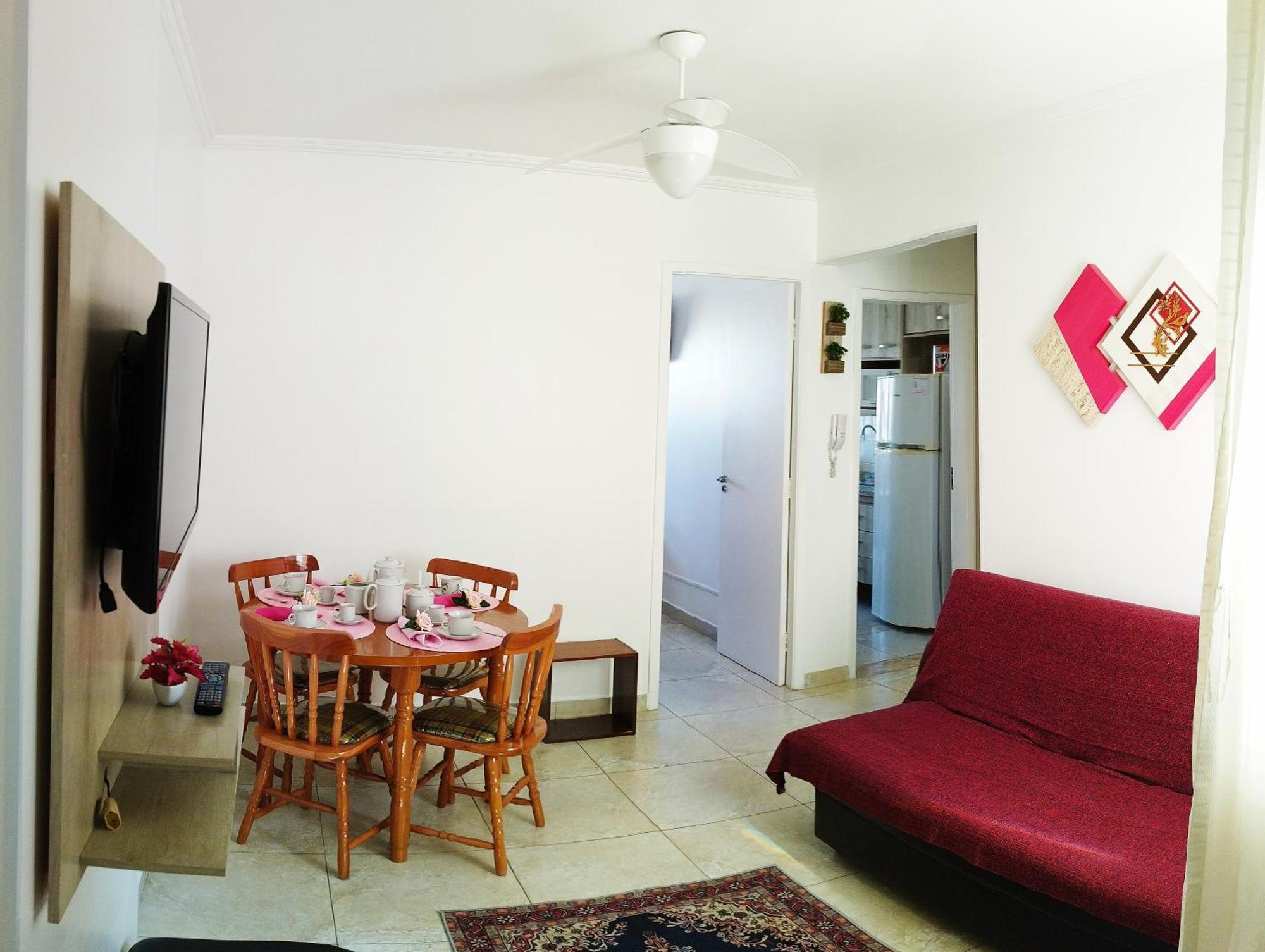 Aconchegante Apartamento Com Vista Para O Mar -Guilhermina Praia Grande  Eksteriør billede