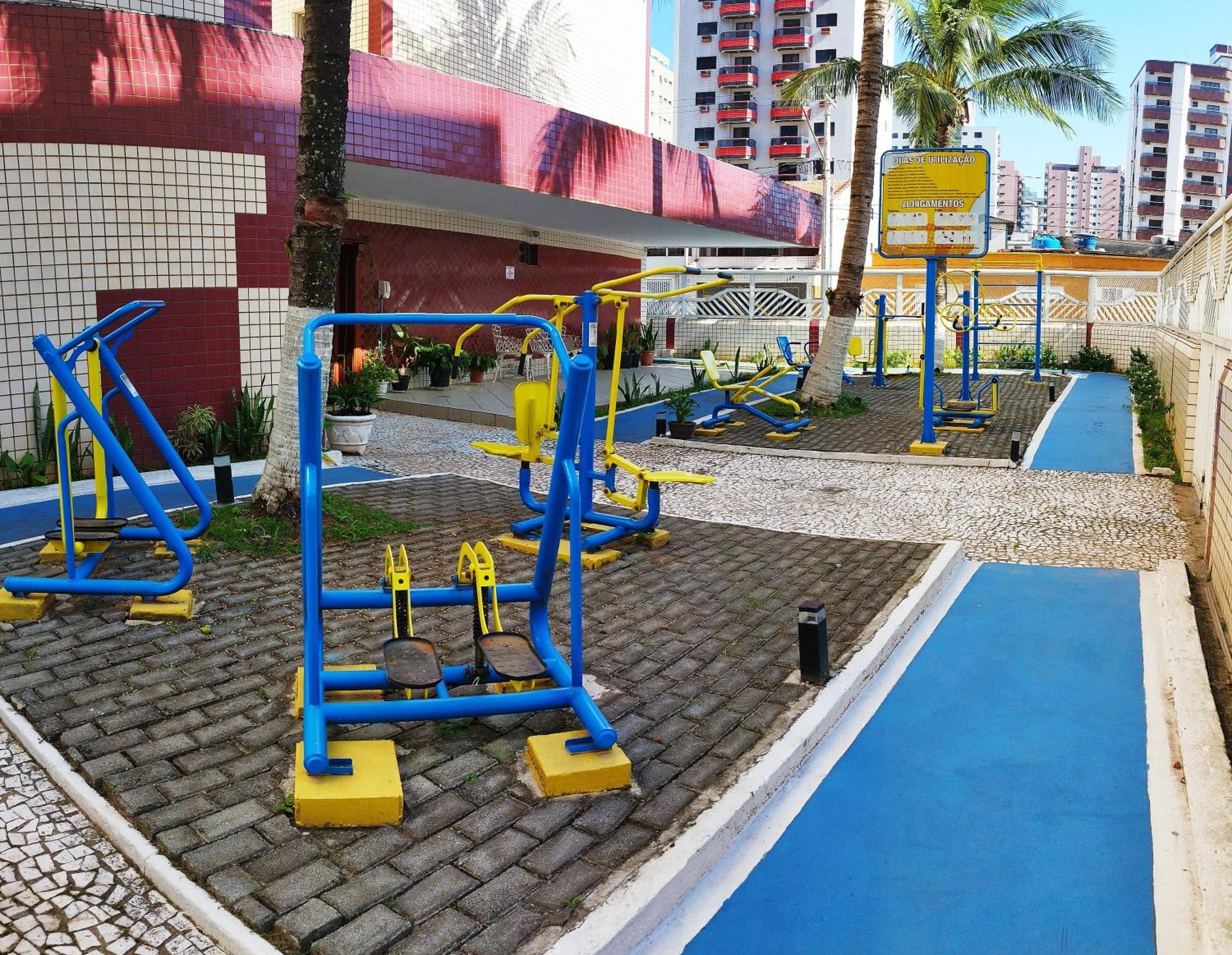 Aconchegante Apartamento Com Vista Para O Mar -Guilhermina Praia Grande  Eksteriør billede
